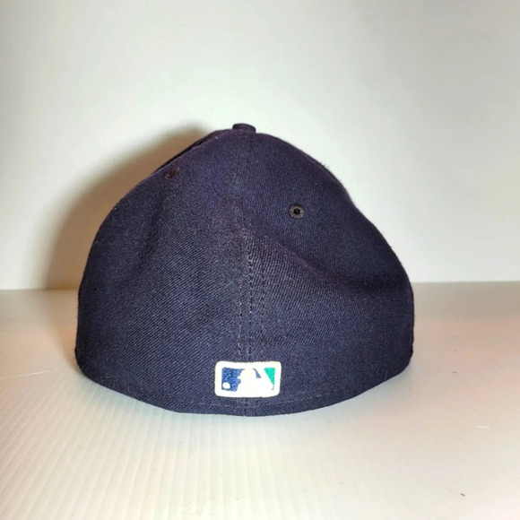 ❤️ 3 for $35 New Era Seattle Mariners baseball cap hat blue size 7 3/4 - Picture 4 of 7